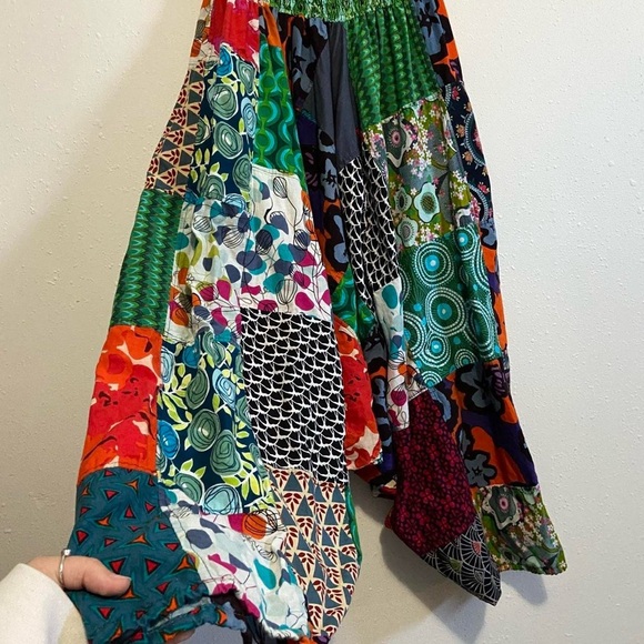 Colorful Patchwork Harem Pants - Picture 3 of 5